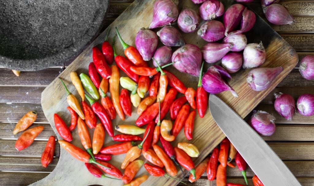 Sate Kambing dengan Sambal Matah